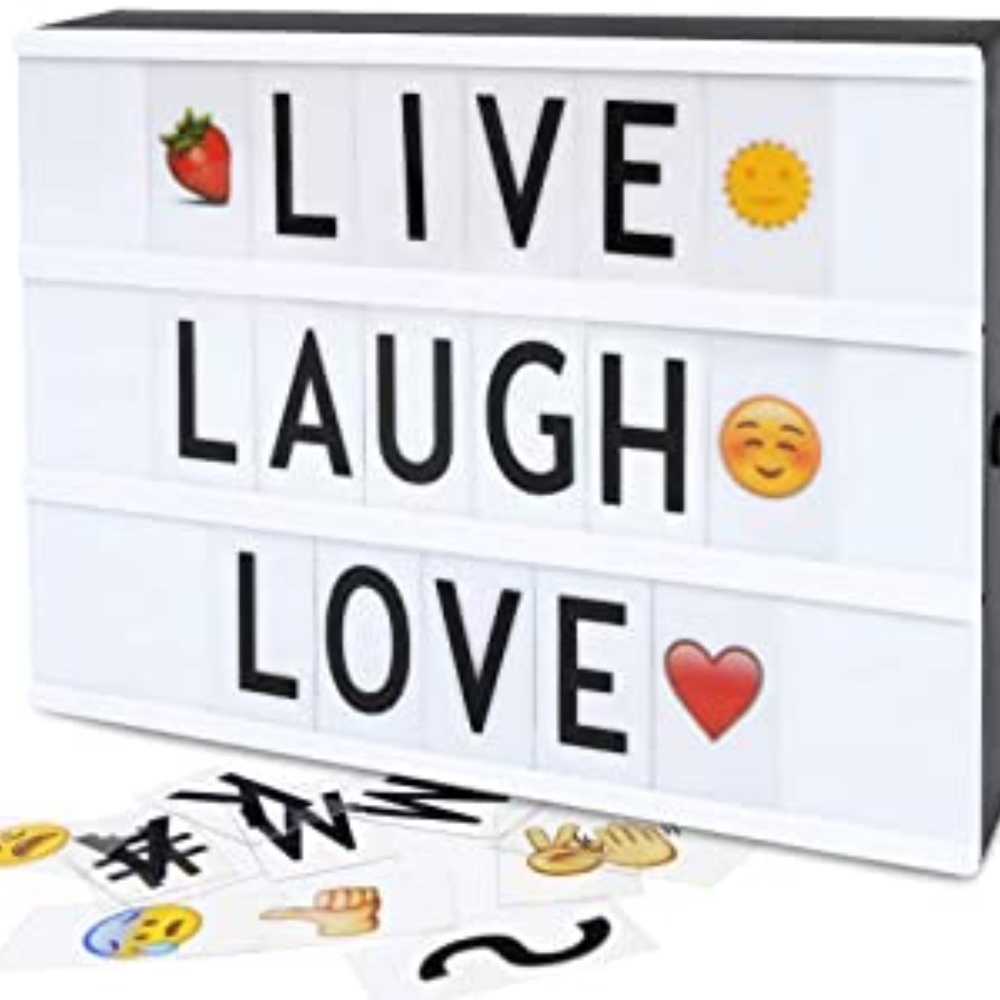 NWT Brookstone Cinematic Customizable LED Lightbox